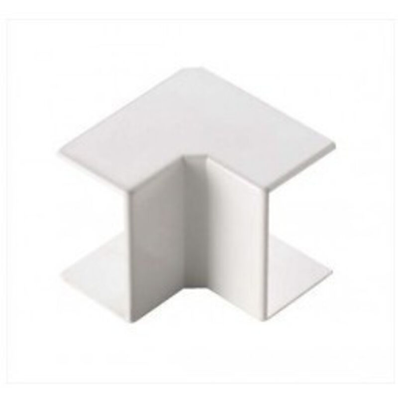 foto del prodotto angolo interno per minicanale dim. 20x10 bianco elettrocanali cod. ecai2010b 