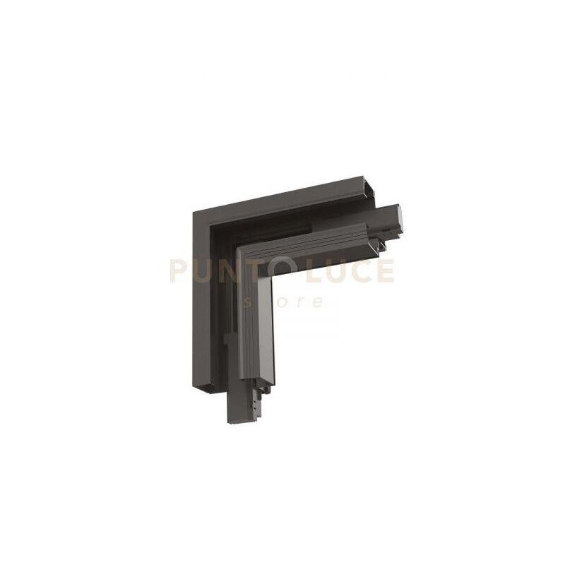 foto del prodotto angolo no luce arca corner recessed right left connector bk
