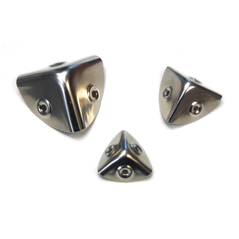 foto del prodotto angolo per baule da 25 mm in ferro nichelato minutex 567-225