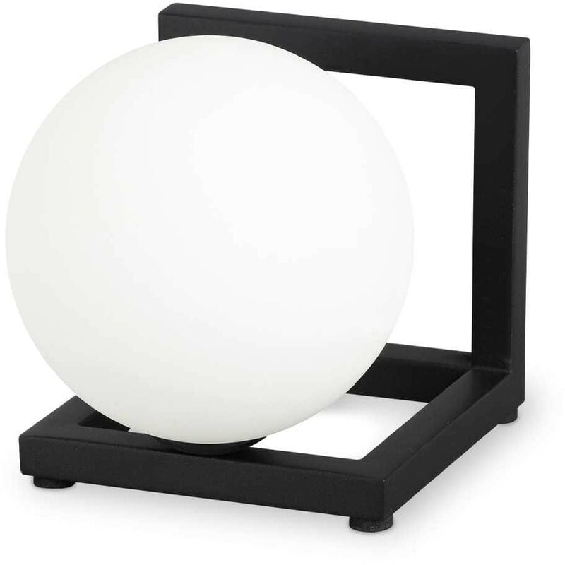 foto del prodotto angolo tl1, lampada da tavolo in metallo ideal lux