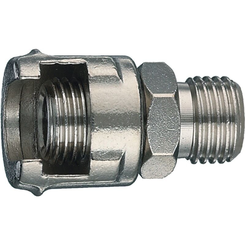 foto del prodotto ani aria compressa nipplo con dado capettato walmec art.14022 filettatura 3 8