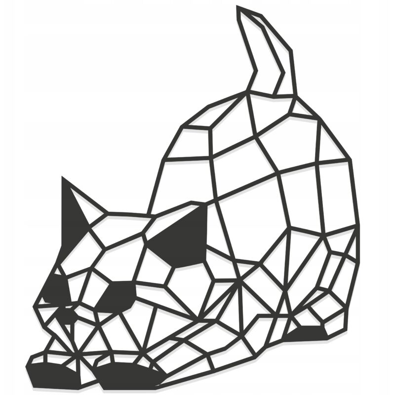 foto del prodotto animali geometrici quadri da parete in legno