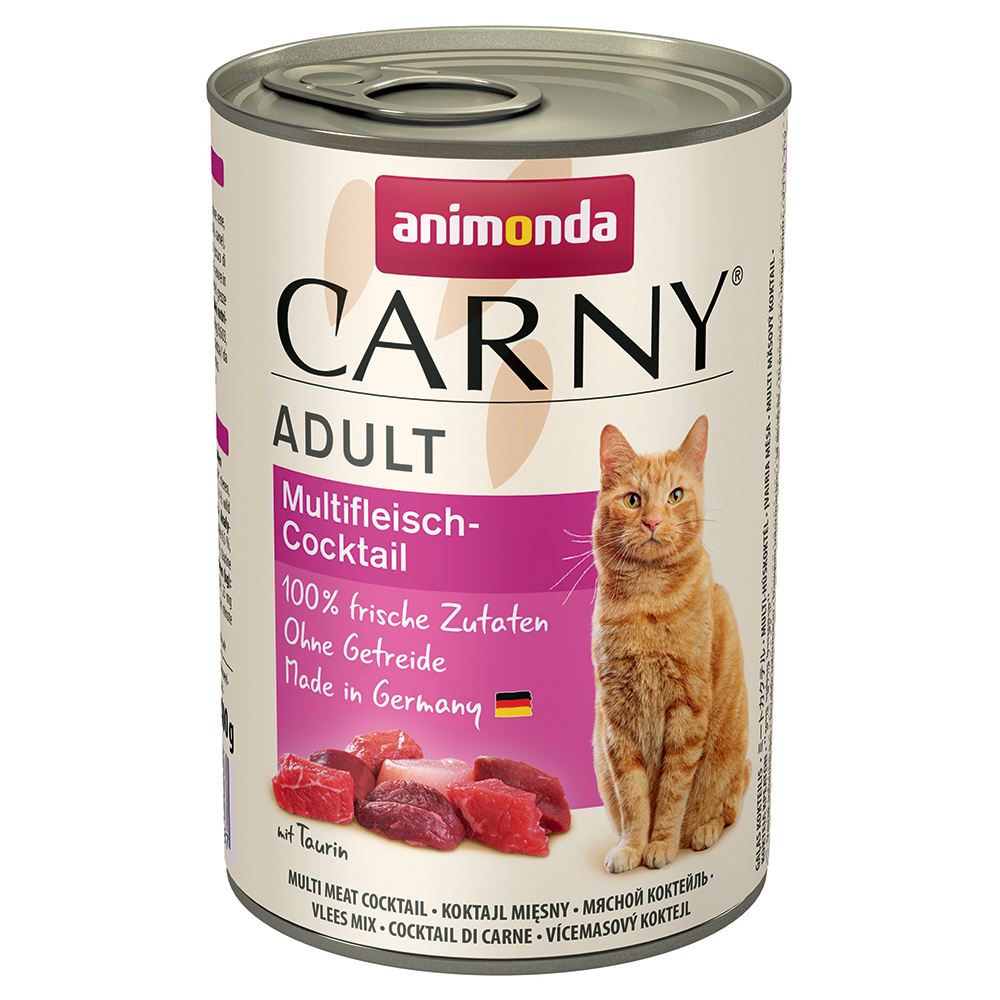 foto del prodotto animonda carny adult 6 x 400 g umido per gatto cocktail multicarne