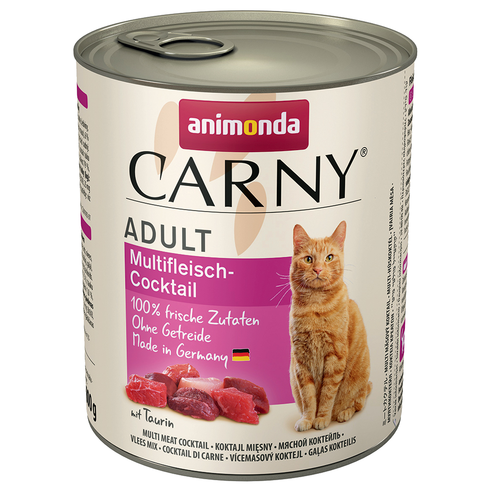 foto del prodotto animonda carny adult 6 x 800 g umido per gatto cocktail multicarne