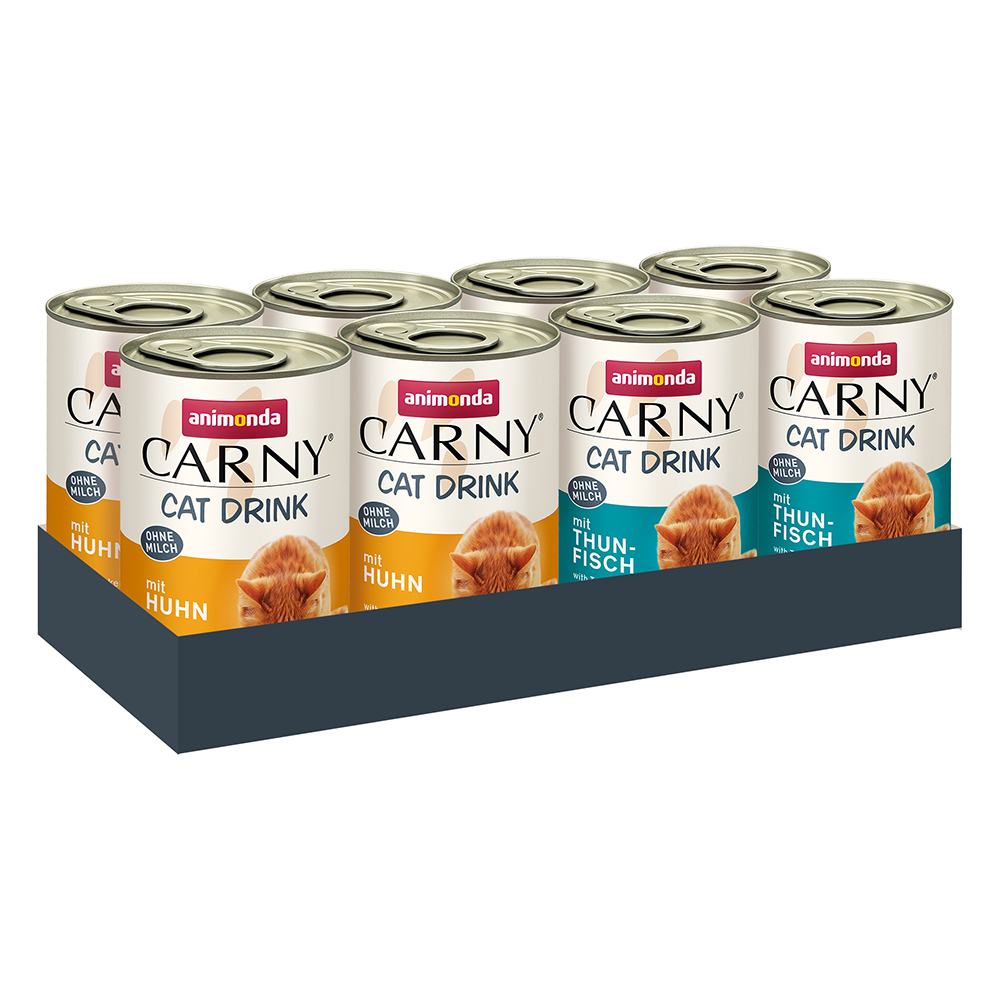 foto del prodotto animonda carny cat drink 8 x 140 ml mix pollo e tonno