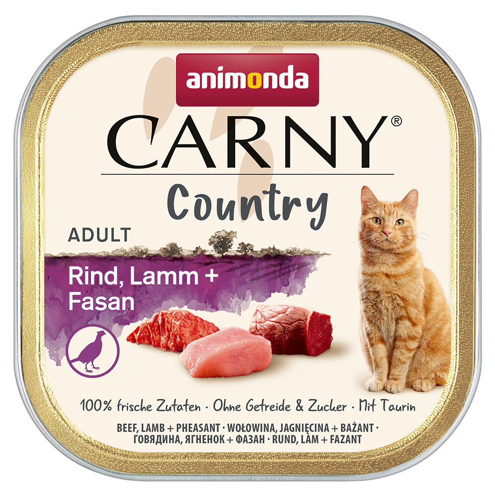 foto del prodotto animonda carny country adult 32 x 100 g umido per gatto manzo, agnello fagiano
