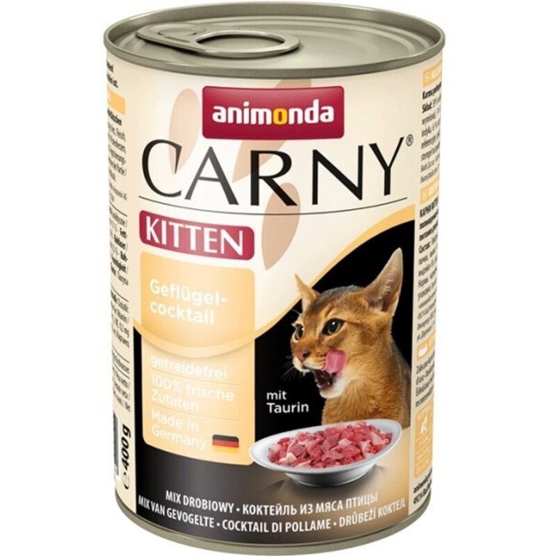 foto del prodotto animonda carny kitten - cibo umido per gattini con manzo e pollame 400g