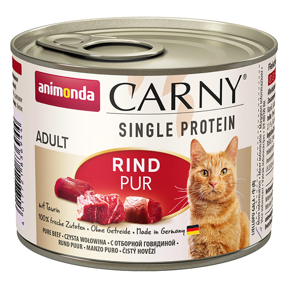 foto del prodotto animonda carny single protein adult 6 x 200 g manzo puro