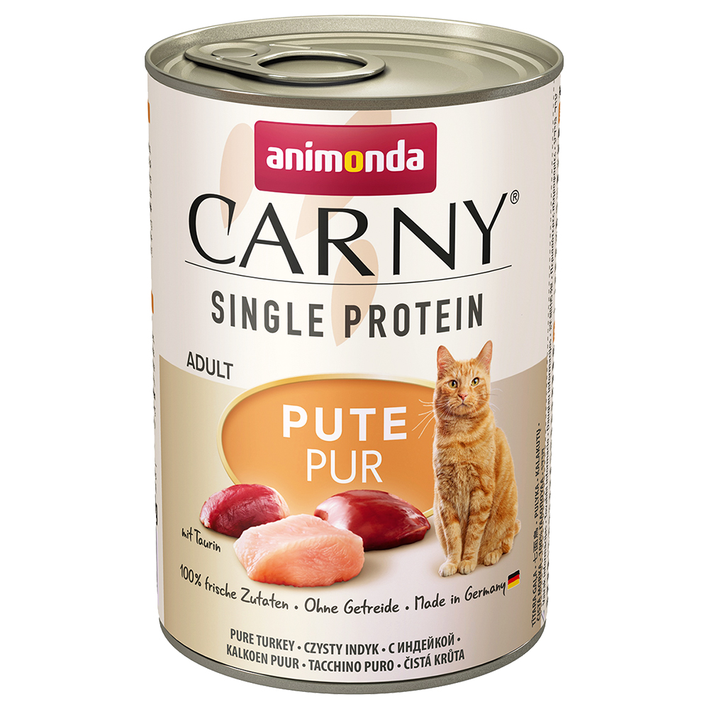 foto del prodotto animonda carny single protein adult 6 x 400 g tacchino puro