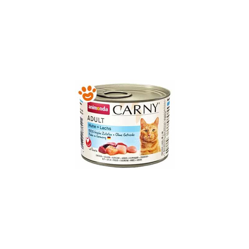 foto del prodotto animonda cat carny adult pollo e salmone animonda cat carny adult pollo e salmone lattina da 200 gr