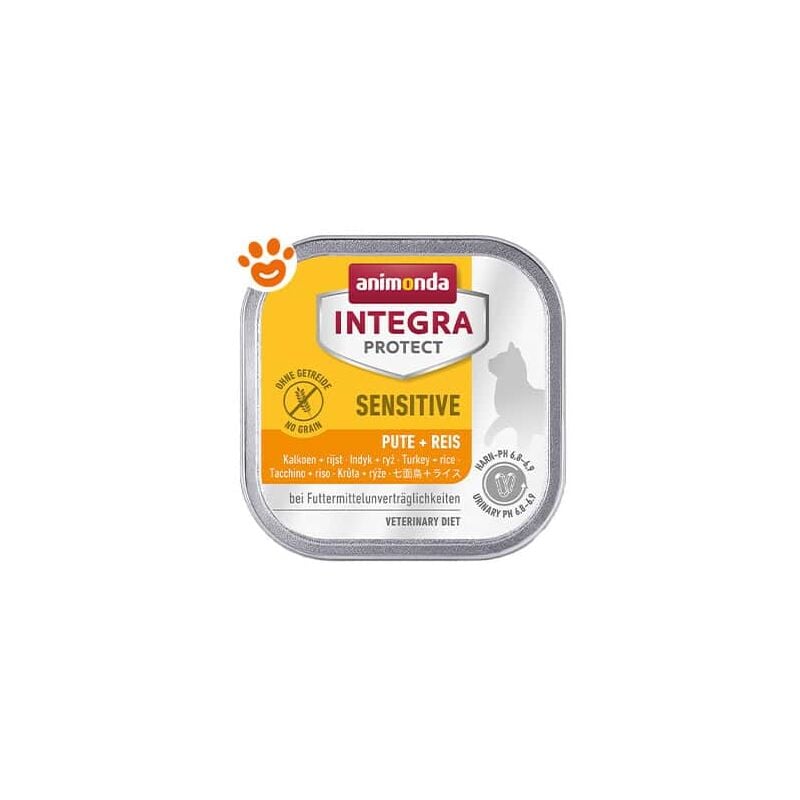 foto del prodotto animonda cat integra sensitive tacchino e riso gluten free cat integra sensitive tacchino e riso gluten free lattina da 100 gr