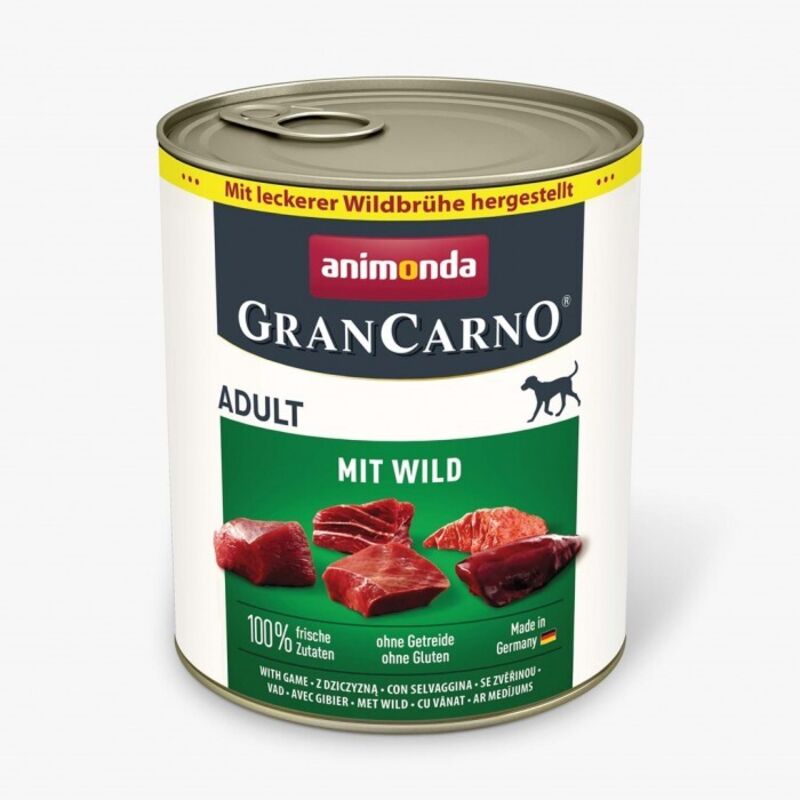 foto del prodotto animonda grancarno adult game - cibo umido senza cereali per cani adulti