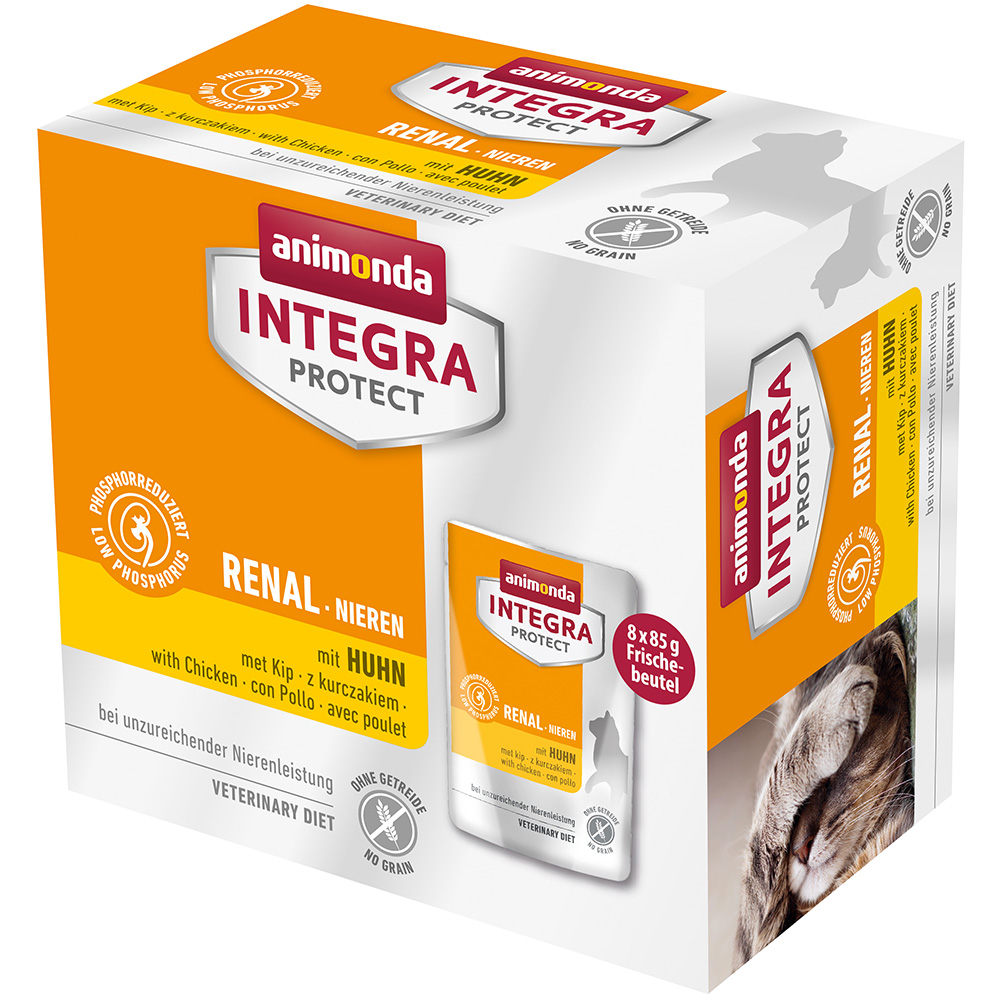 foto del prodotto animonda integra protect adult renal 8 x 85 g umido per gatto con pollo