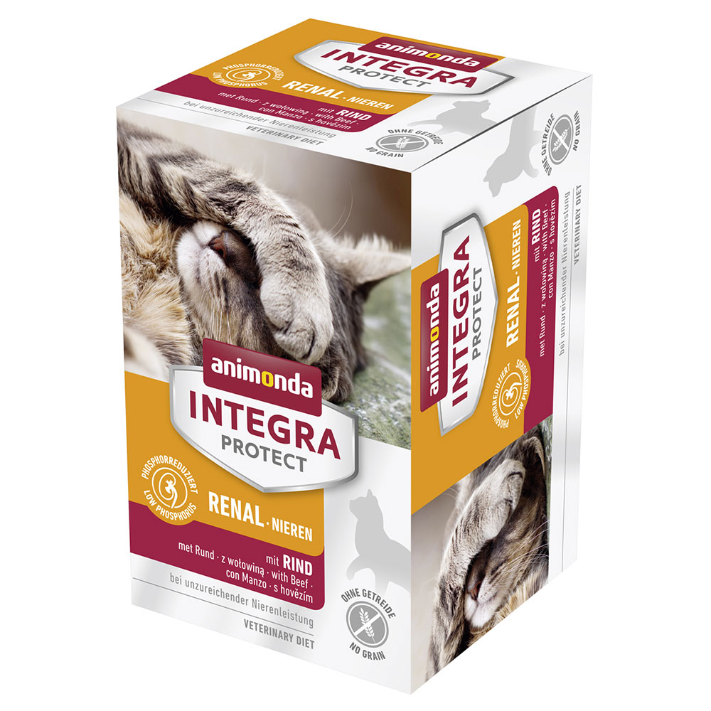 foto del prodotto animonda integra protect adult renal vaschetta umido per gatto 6 x 100 g manzo