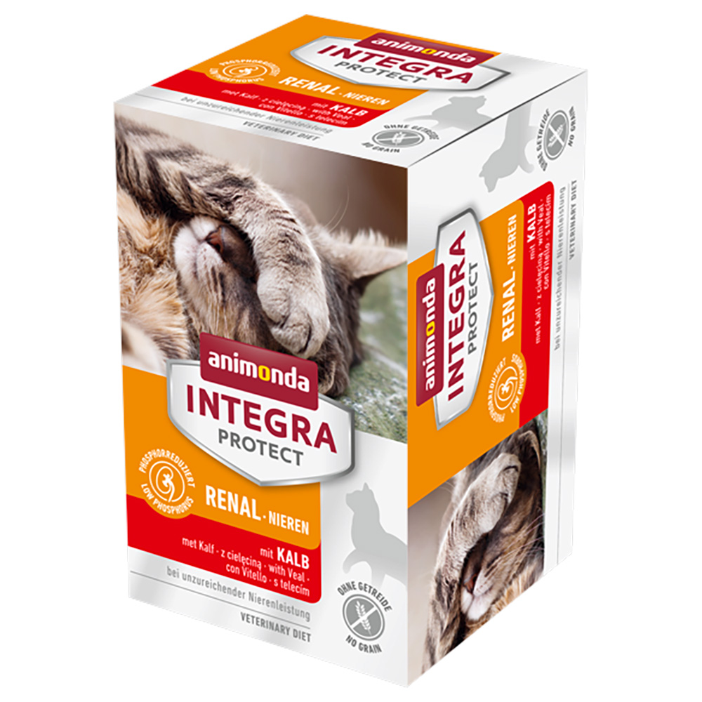 foto del prodotto animonda integra protect adult renal vaschetta umido per gatto 6 x 100 g vitello novit 