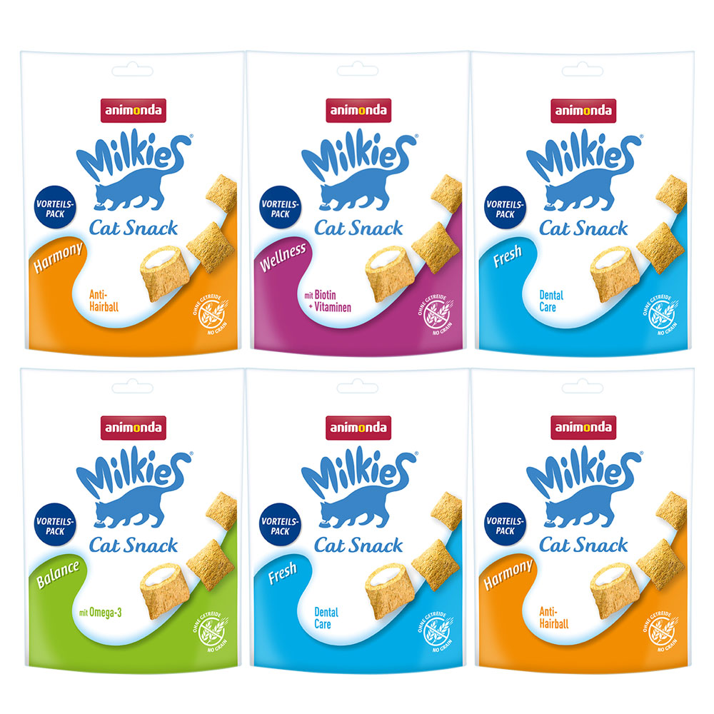 foto del prodotto animonda milkies pacco misto snack per gatto 6 x 120 g 4 varianti 
