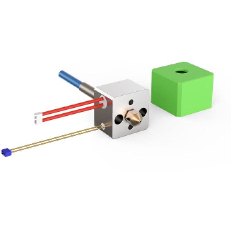 foto del prodotto ankermake set di elementi riscaldanti m5, completamente assemblati con ugello, blocco riscaldatore, cartuccia riscaldante, termistore ntc e