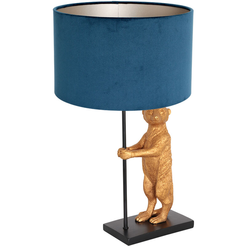 foto del prodotto anne lighting lampada da tavolo animaux nero metallo