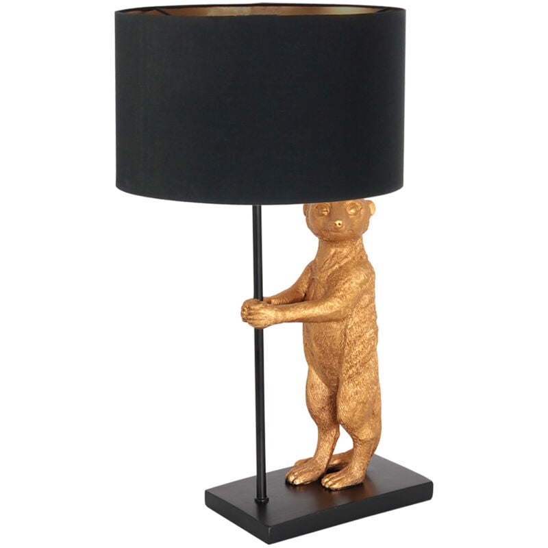 foto del prodotto anne lighting lampada da tavolo animaux nero metallo