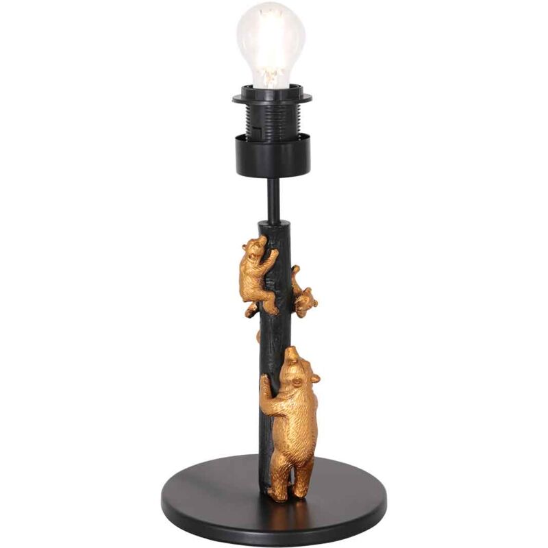foto del prodotto anne lighting lampada da tavolo animaux nero plastica