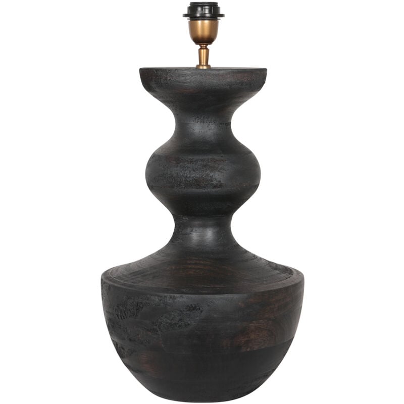 foto del prodotto anne lighting lampada da tavolo lyons nero legno 28cm