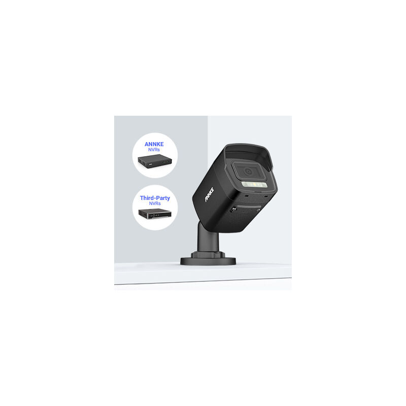 foto del prodotto annke telecamera di sorveglianza poe 3k, telecamere ip poe con proiettore rilevamento di persone veicoli all aperto, visione notturna a colori,