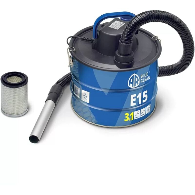 foto del prodotto annovi reverberi bidone aspiracenere ar blue clean e15 funzione 3in1 1000 w 15 lt