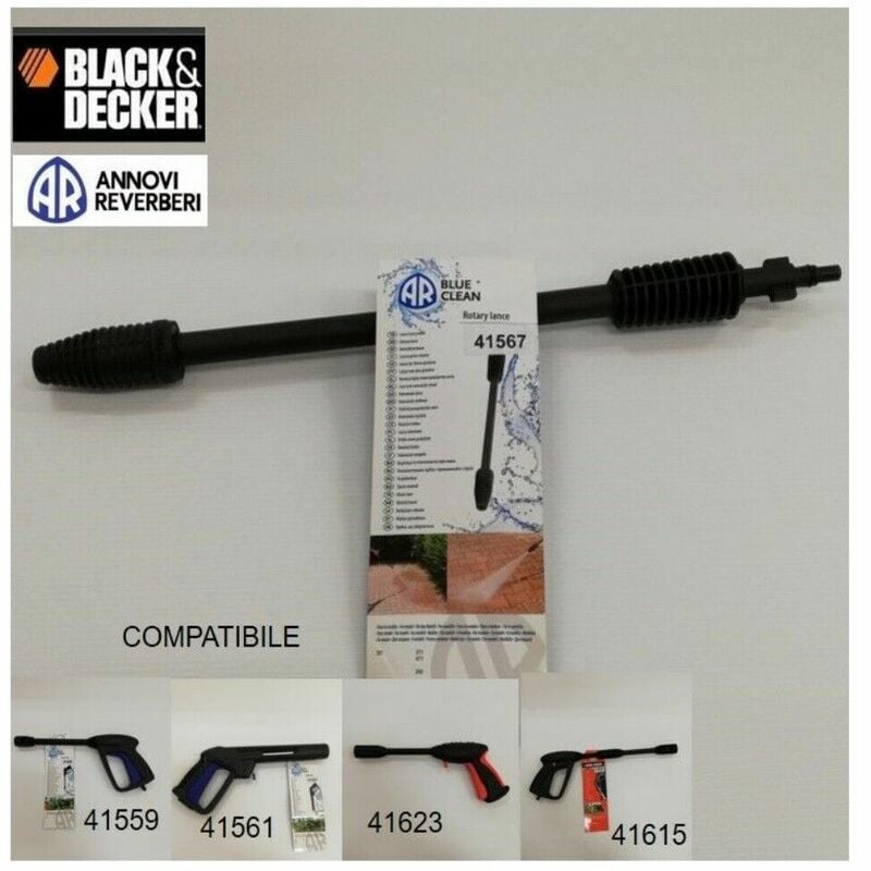foto del prodotto annovi reverberi lancia turbo regolabile idropulitrice ricambi accessori b d a reverberi 41567