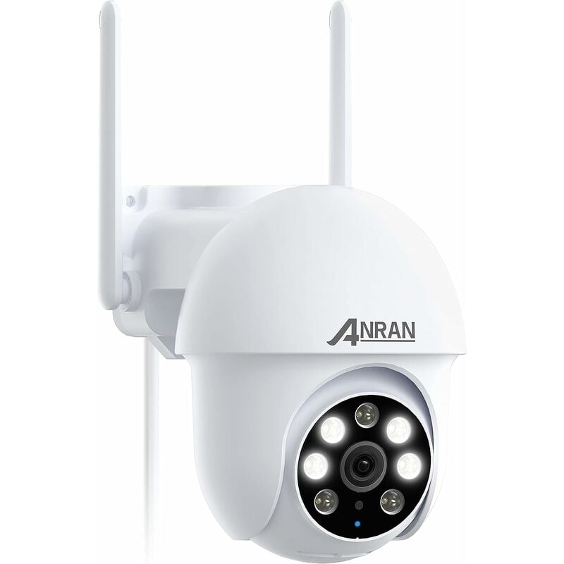 foto del prodotto anran videocamere di sorveglianza per interni e esterni 5mp hd telecamera di sorveglianza esterno wifi, 360 ptz telecamera tracciamento