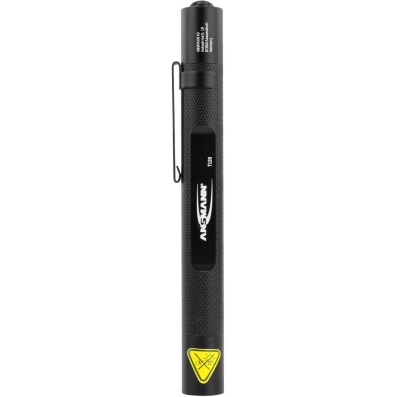 foto del prodotto ansmann 1600 0160 future t120 lampada a forma di penna penlight a batteria led monocolore 115 mm nero