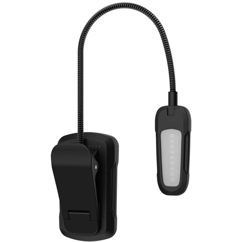 foto del prodotto ansmann 1600 0531 clip light lampada portatile led monocolore nero