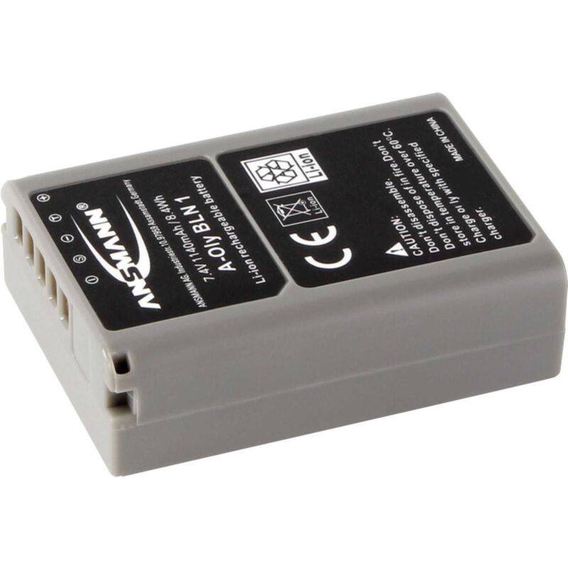 foto del prodotto ansmann a oly bln1 batteria li ion 1140 mah per olympus e m1, e m5 pen e p5