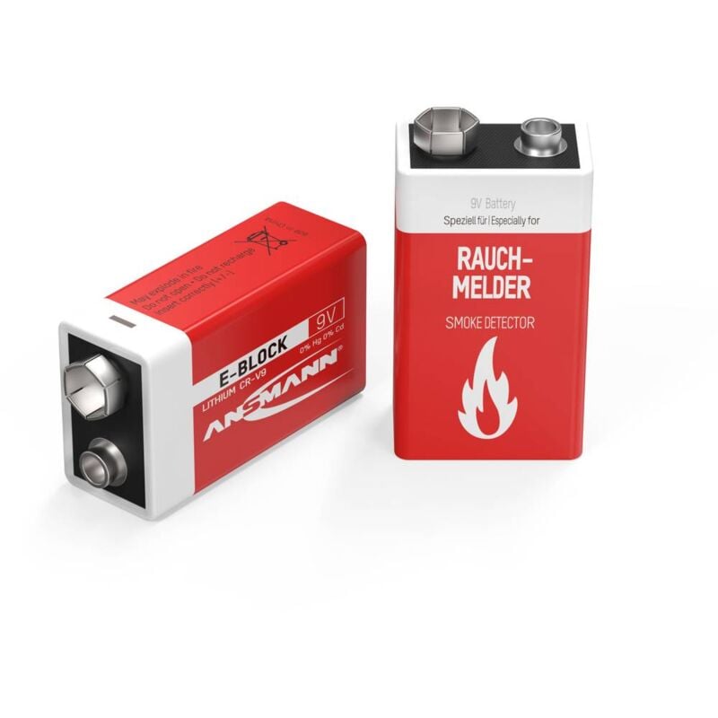 foto del prodotto ansmann e block batteria da 9 v litio 9 v 1 pz.