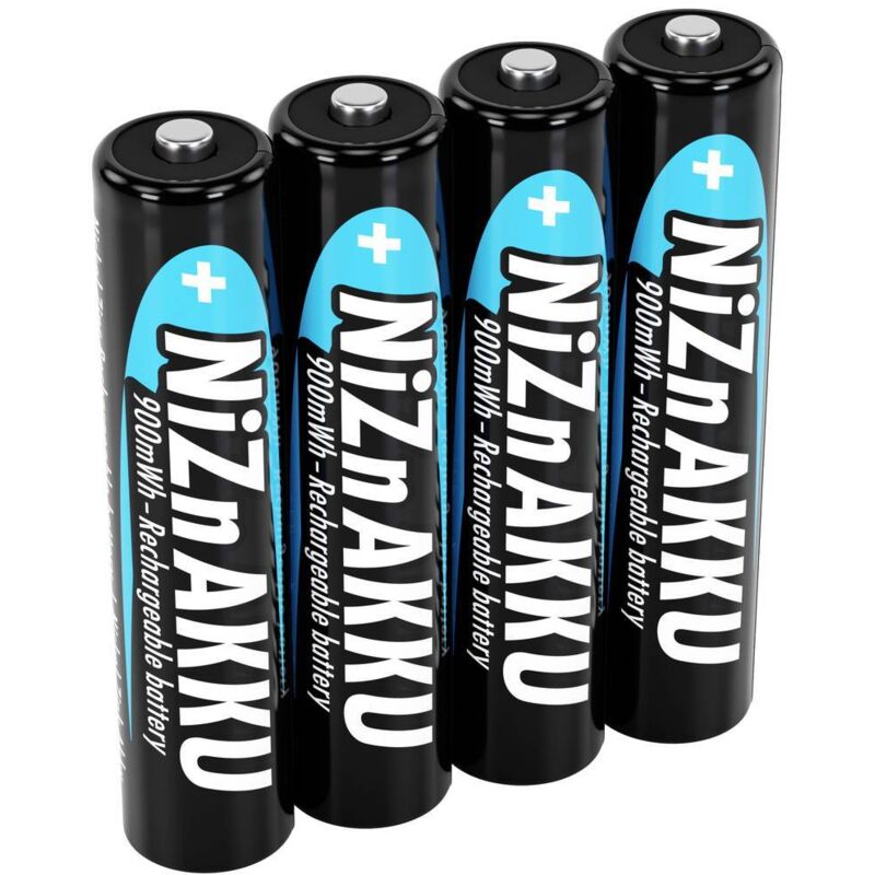 foto del prodotto ansmann hr03 batteria ricaricabile ministilo aaa nizn 550 mah 1.6 v 4 pz.