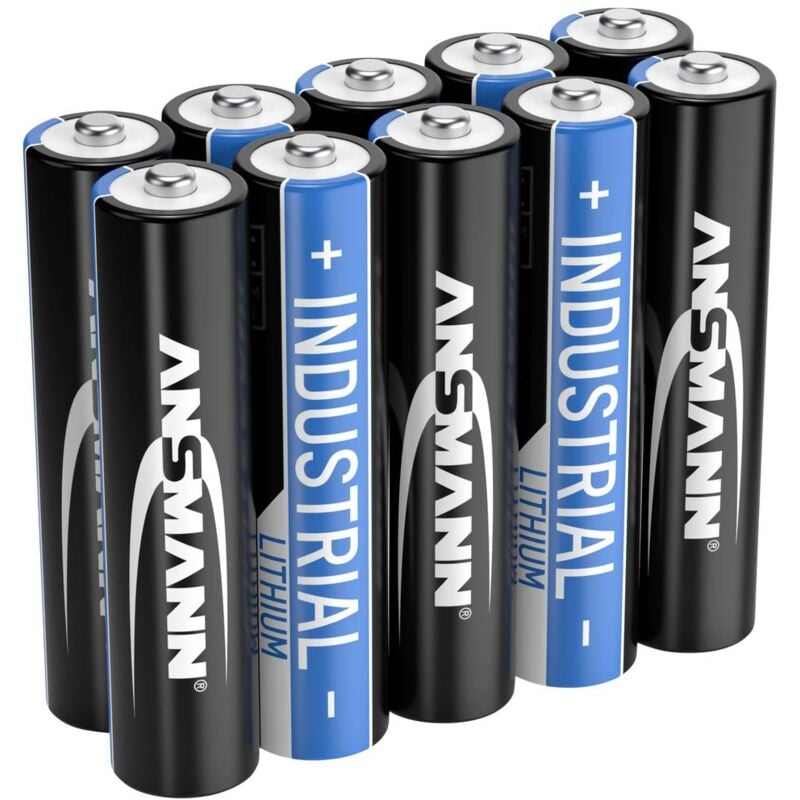 foto del prodotto ansmann lithium industrial lr03 batteria ministilo aaa litio 1150 mah 1.5 v 10 pz.