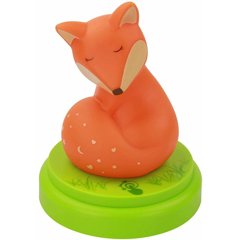 foto del prodotto ansmann luce led volpe lampada notturna volpe per bambini con timer e sensore touch lucina bimbi per comodino cameretta baby light