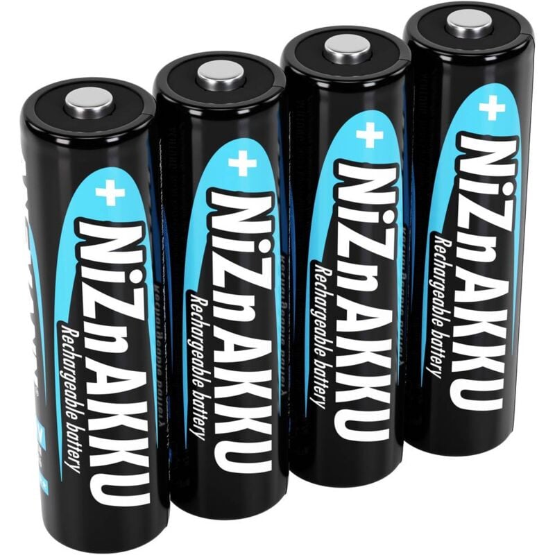 foto del prodotto ansmann nizn aa batteria ricaricabile stilo aa nizn 1600 mah 1.6 v 4 pz.