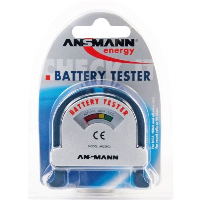 foto del prodotto ansmann tester universale per batterie alcaline e ricaricabili