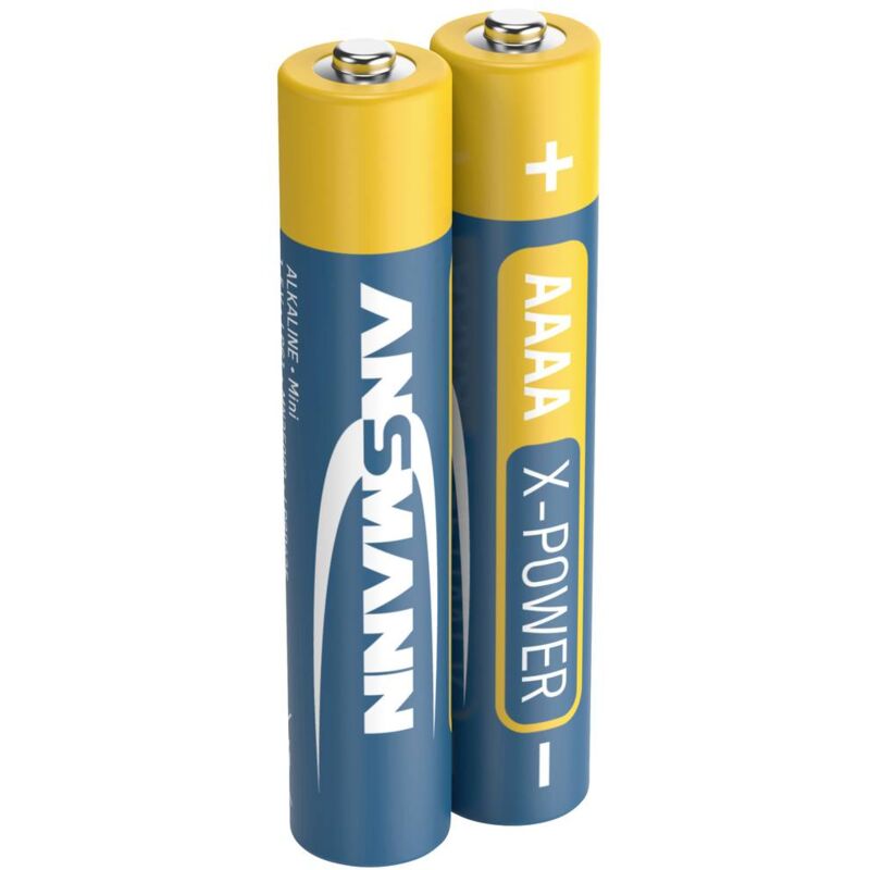 foto del prodotto ansmann x power batteria mini formato aaaa mini aaaa alcalina manganese 1.5 v 2 pz.