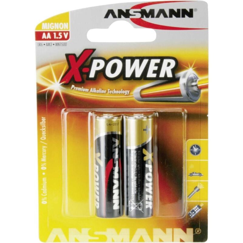 foto del prodotto ansmann x power mignon aa batteria 2 x tipo aa alcalina