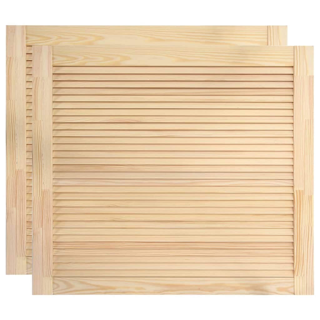 foto del prodotto ante a persiana 2 pezzi in legno di pino massiccio 39,5 x 49,4 cm 02 0003891