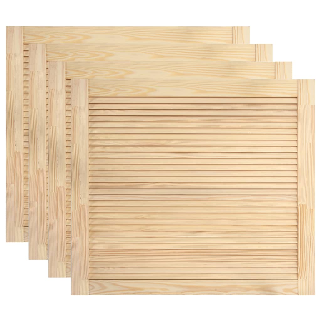 foto del prodotto ante a persiana 4 pezzi in legno di pino massiccio 39,5x49,4 cm 02 0003915