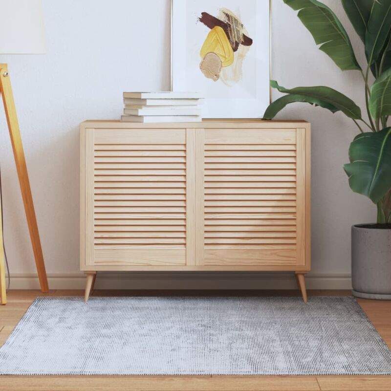 foto del prodotto ante con design a lamelle 2 pz 61,5x49,4 cm in legno di pino vidaxl