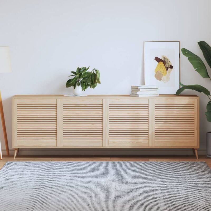 foto del prodotto ante con design a lamelle 4 pz 61,5x59,4 cm in legno di pino vidaxl