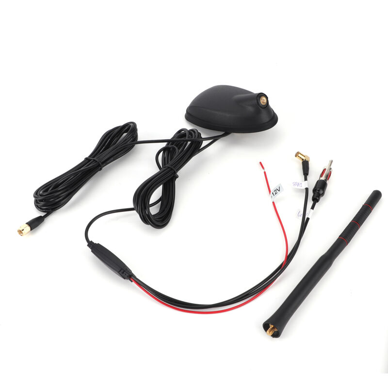 foto del prodotto antenna dab gps fm per auto, amplificata attiva, supporto per tetto superiore, impermeabile, antipolvere, universale eosnow