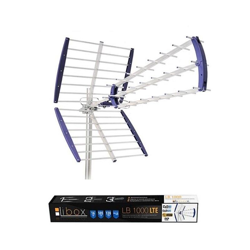 foto del prodotto antenna direzionale esterna libox lb1000 16,5 db tipo f 