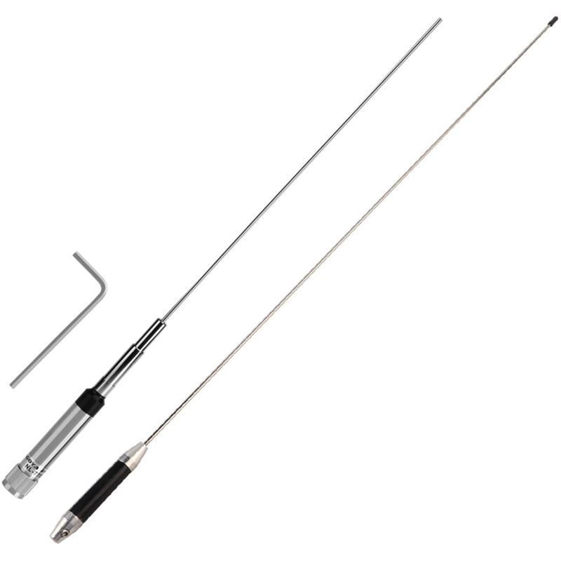 foto del prodotto antenna mobile stazione per autoradio ad alto guadagno nl770r dualband uhf vhf 144 430 mhz 150 w eosnow