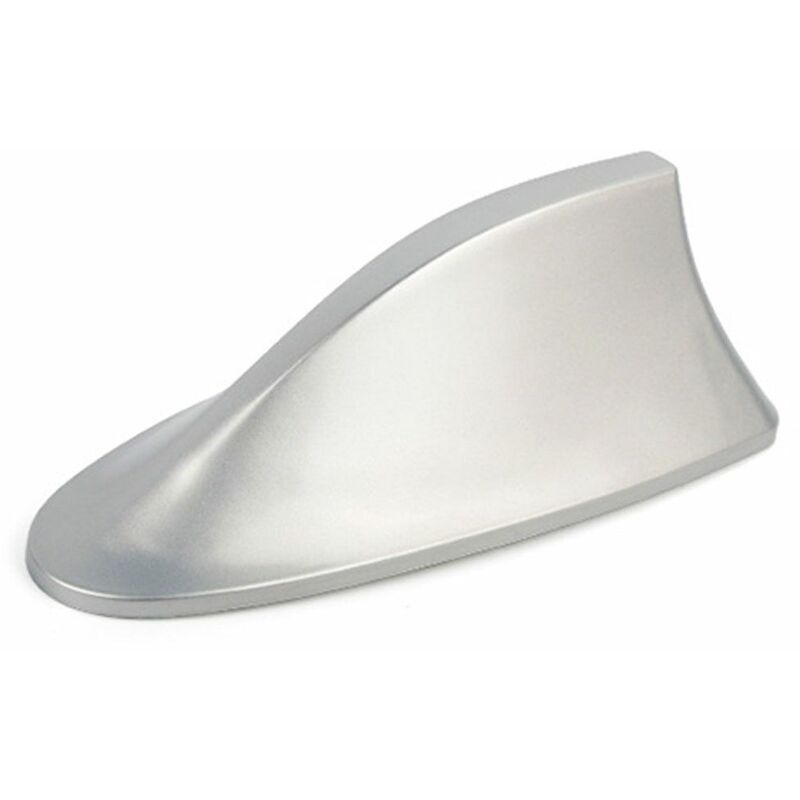 foto del prodotto antenna shark universale a pinna di squalo in quattro colorazioni modello grigio chiaro