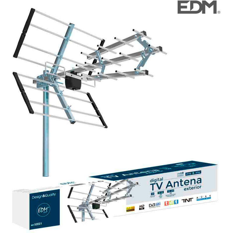 foto del prodotto antenna uhf tv edm 470 694 mhz edm
