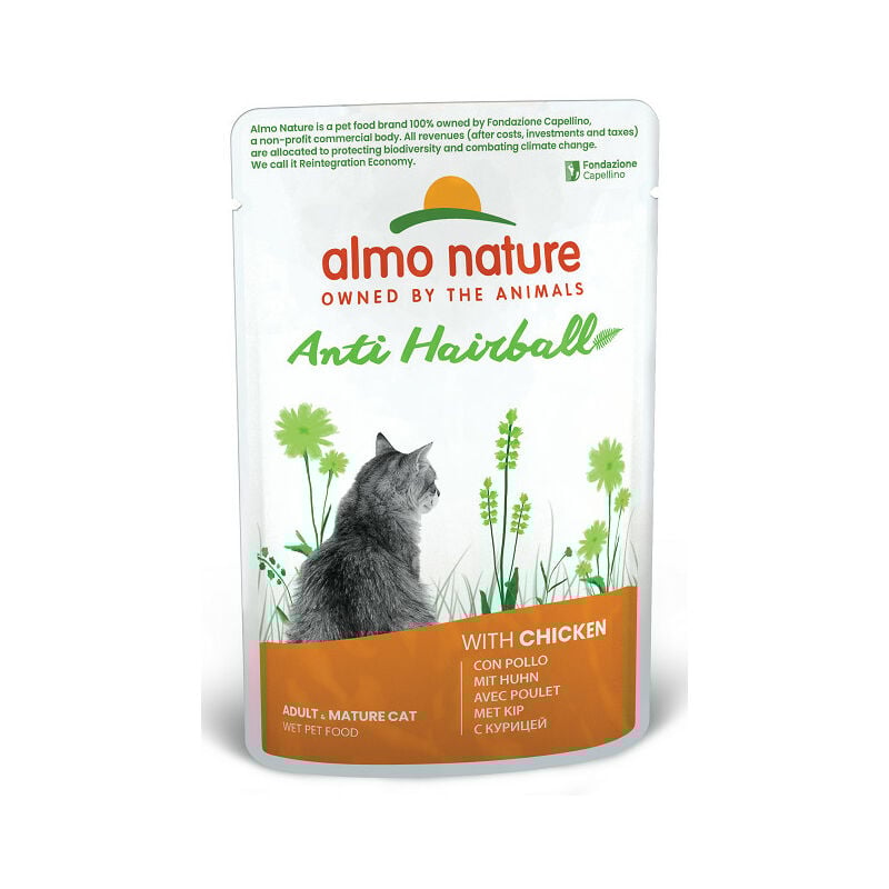 foto del prodotto anti hairball per gatto da 70 gr almo nature